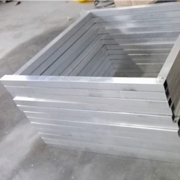 Welded aluminum square tube